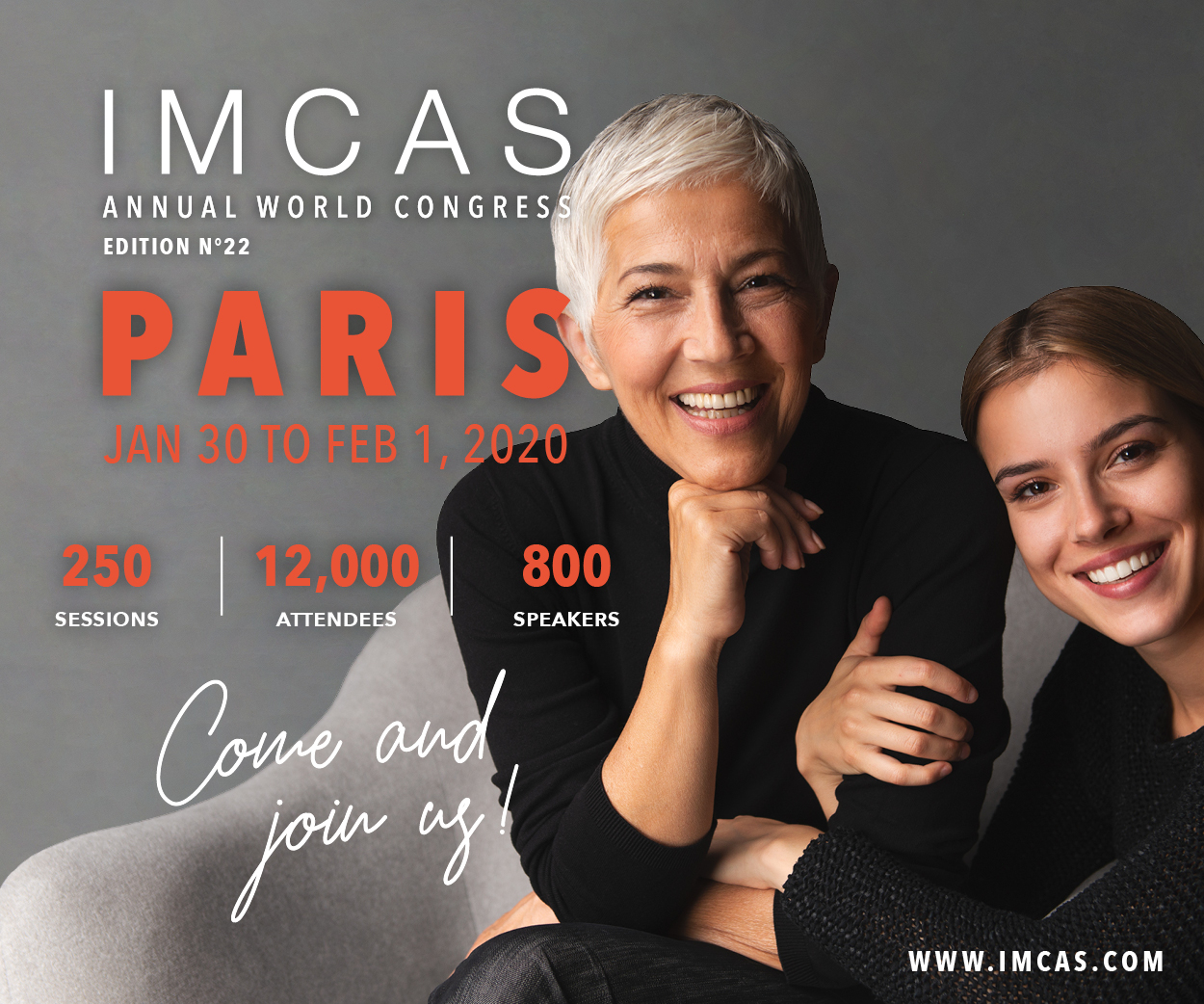 IMCAS 2020 возвращается в Париж!